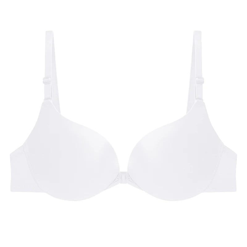 Sexy Push Up Bra, Front Buckle Bras for Women, Seamless Simple Lingerie, Small Chest Bralette, Backless Underwear