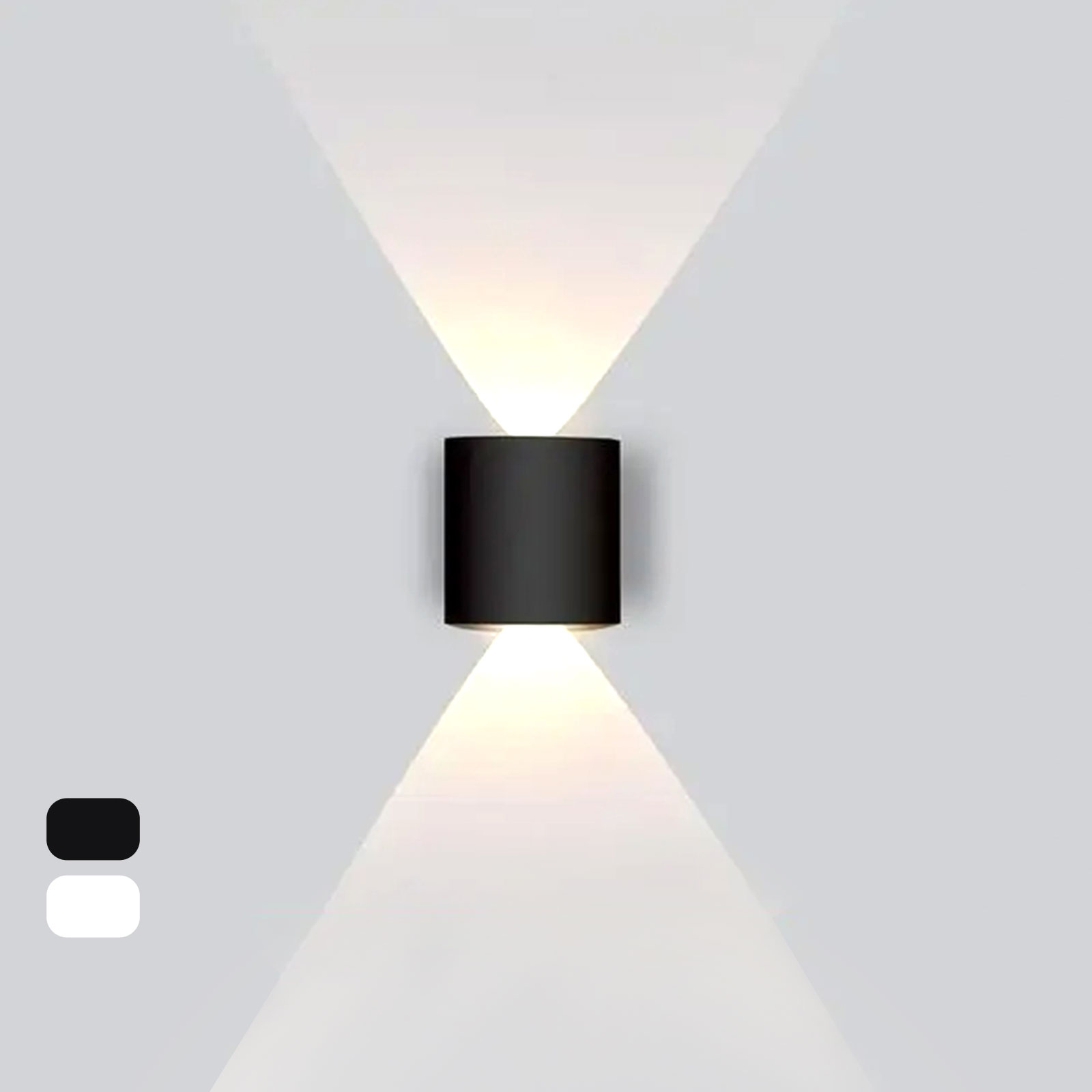 Economy LED Wall Lamp, Plastic Sconce Lights, Nordic Spot for Bedroom Corridor