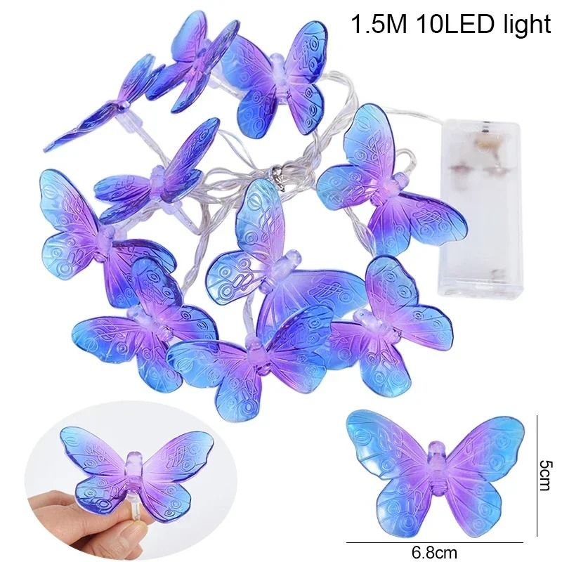 Dreamy Butterfly Wings Fairy Lights