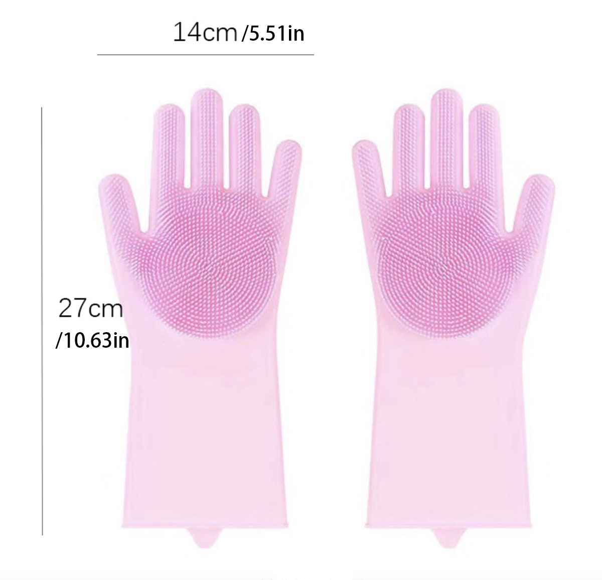 Magic Silicone Rubber Dishwashing Gloves, Household Sponge Scrubber, Kitchen Cleaning Tools, Dish Washing Gloves