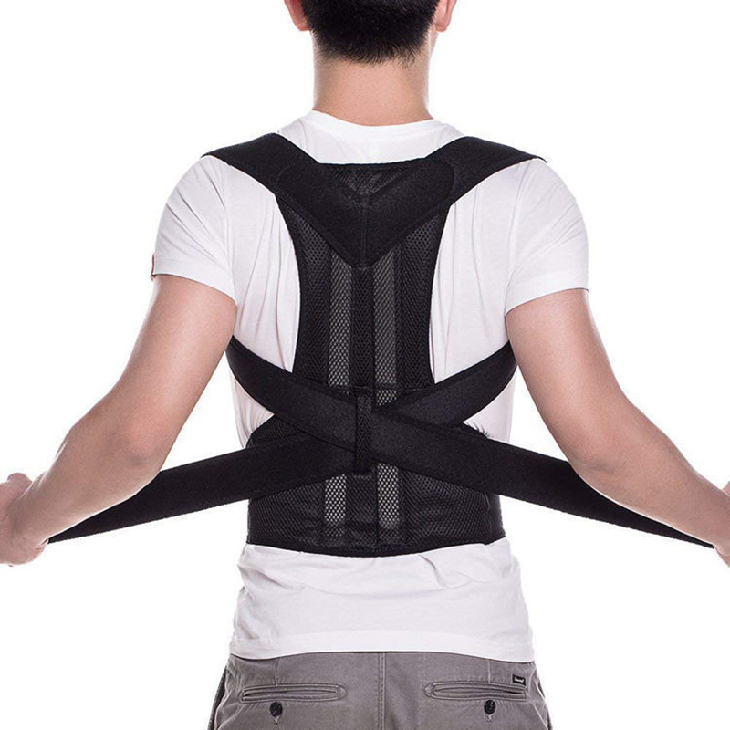Adjustable Posture Corrector for Back & Clavicle Support Unisex Back Trainer to Stop Slouching & Hunching