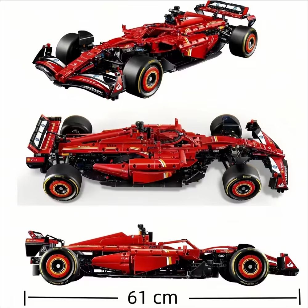 RB20 F1 Technic-Style Racing Car Building Kit – Model with 1,639 Pieces