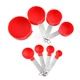 Precision 8-Piece Stainless Steel Measuring Cups & Spoons Set with Scale – Accurate Baking & Cooking Tool