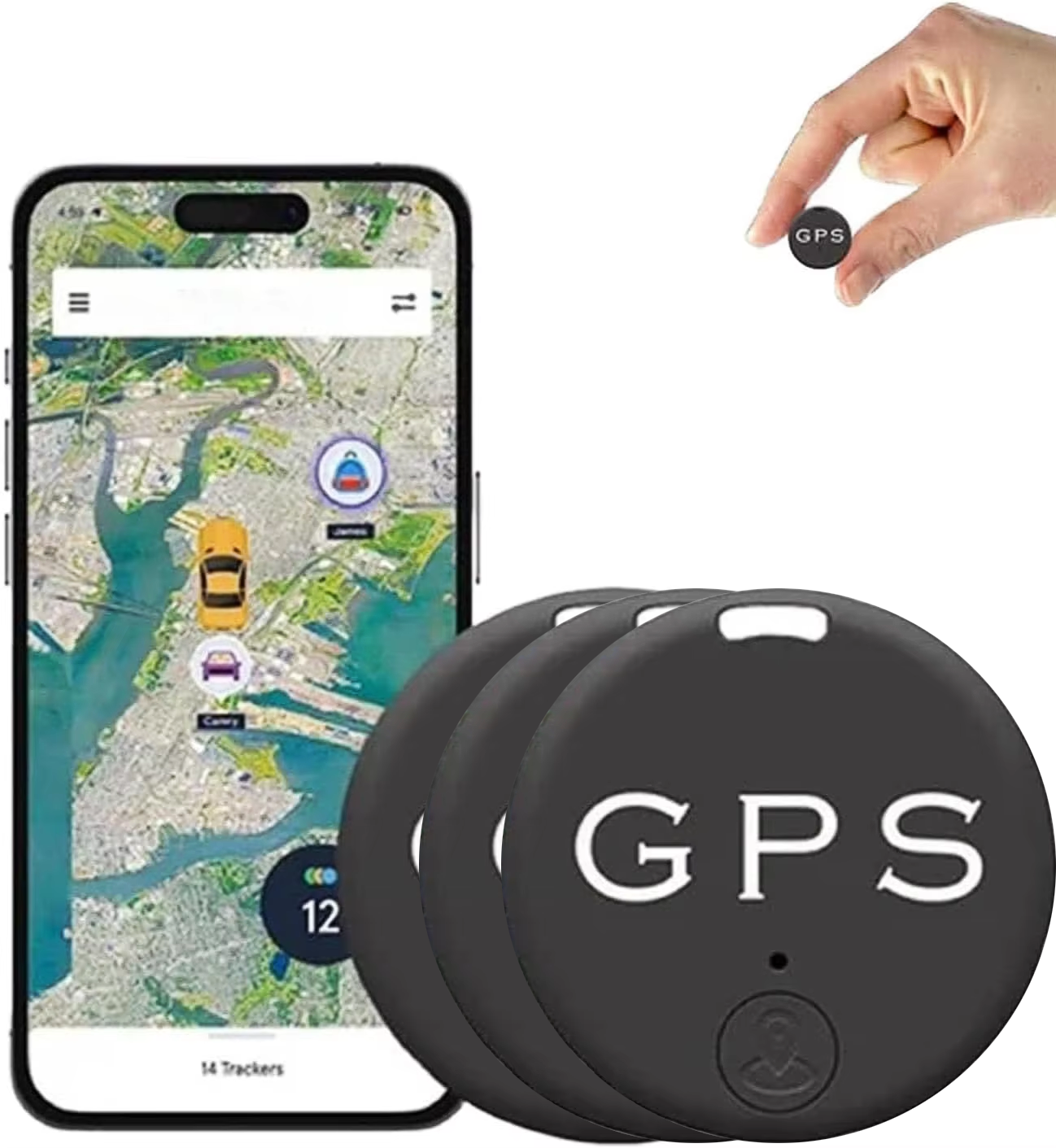 Mini GPS Tracker for Vehicles Bluetooth Anti Lost Car Locator