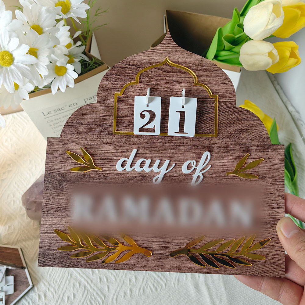 Ramadan Calendar Decoration, Desktop Ornament, Eid Mubarak Gifts for Ramadan