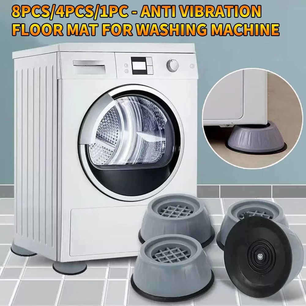 Washing Machine Shock Pad – Silicone Anti-Vibration & Noise Reduction Foot Pad