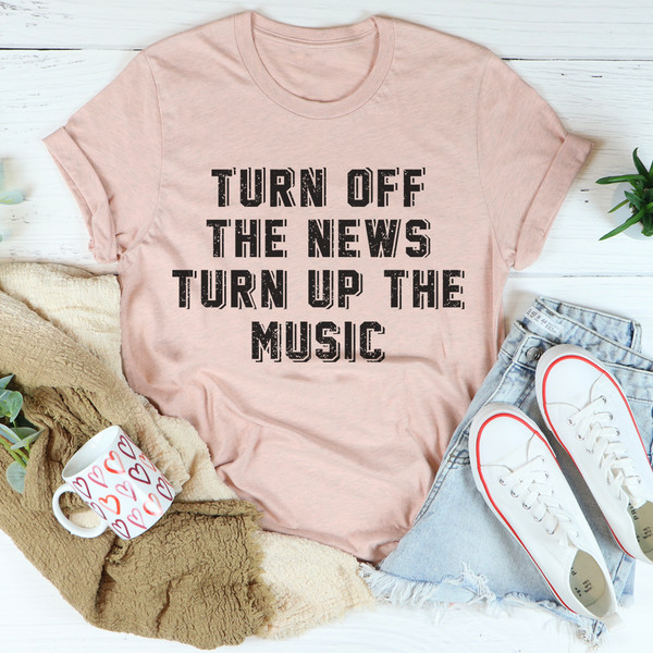 Turn Up The Music Tee