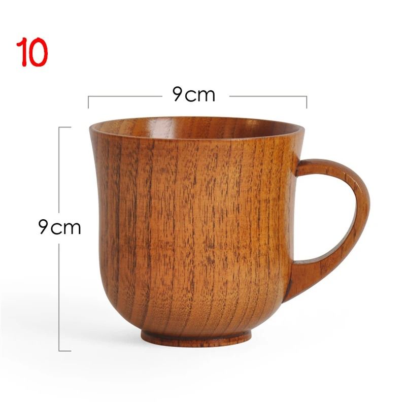 Wooden Big Belly Cup Handmade from Natural Spruce