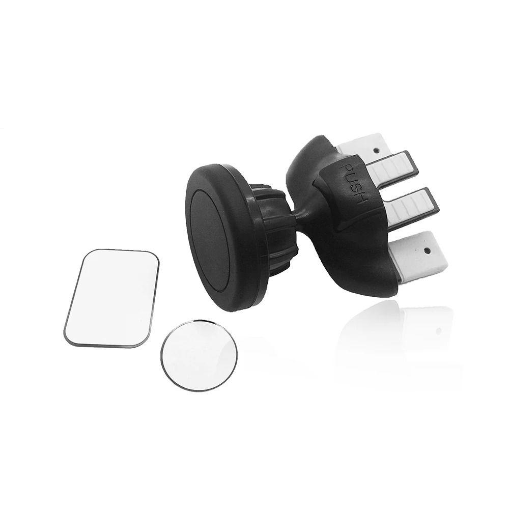 Dual-Mount Magnetic Car Holder – Universal CD Slot and Air Vent Stand