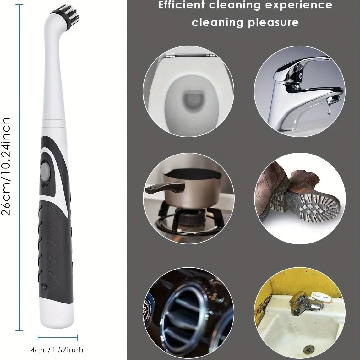 Professional 4 in 1 Compact Electric Cleaning Brush