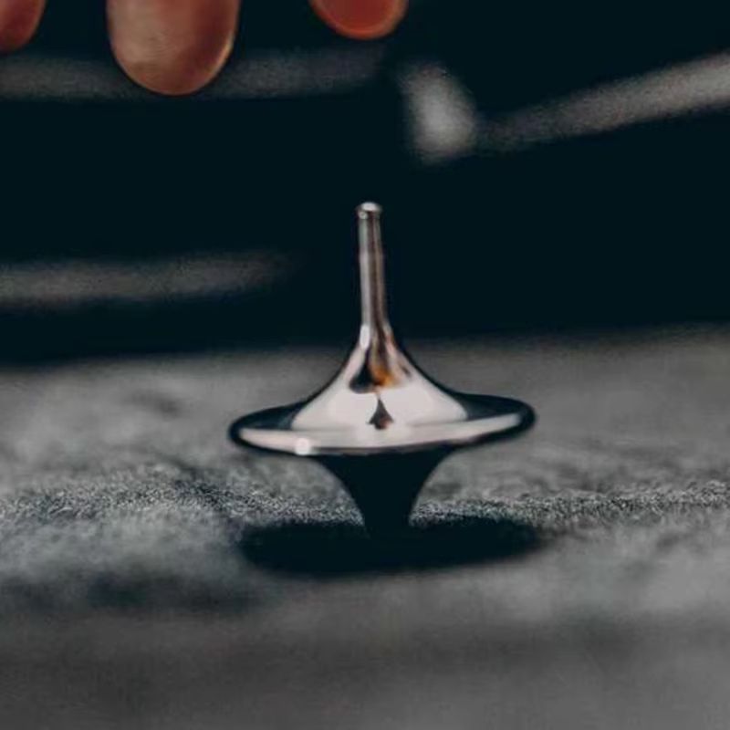 Metal Gyro Hand Spinning Top Toy for Stress Relief and Play