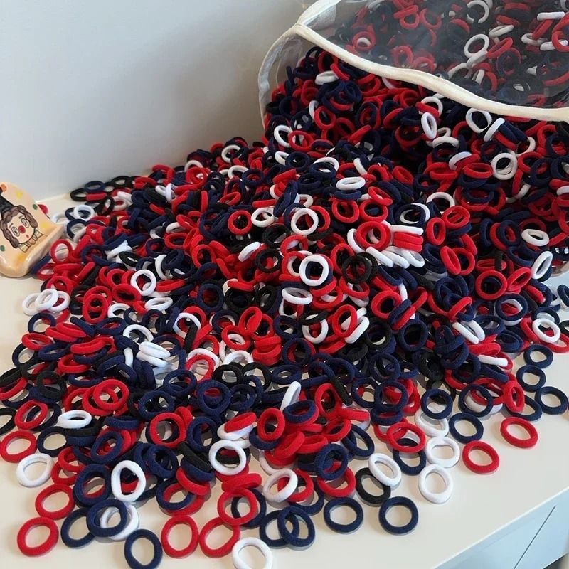 Colorful Basic Nylon Elastic Hair Ties – Professional-Standard Ponytail Holders