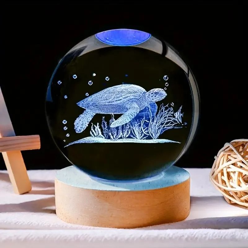 Deep Sea Turtle Crystal Ball Night Light