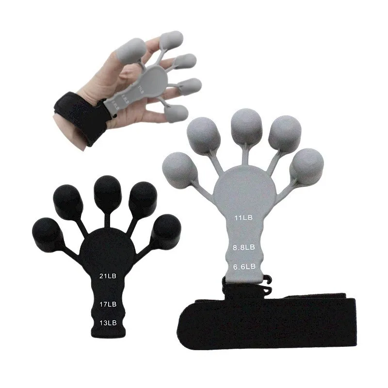 Hand Brush Expander Grips, Silicone Grip Finger Exercise, Arthritis Grip Trainer for Fitness
