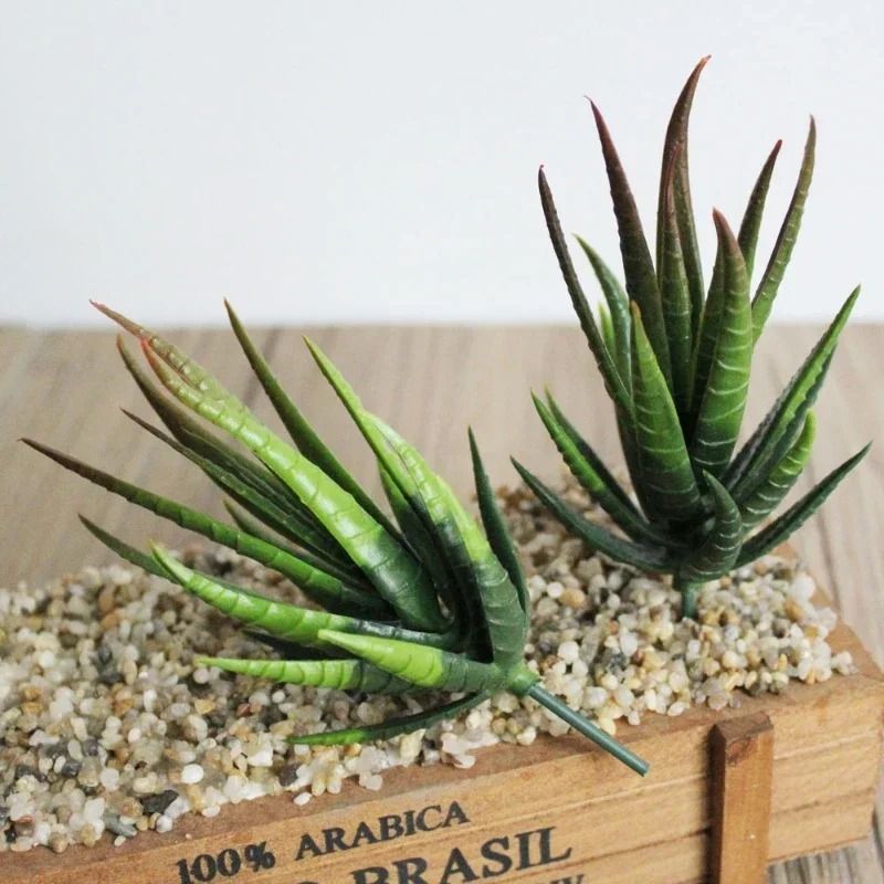 Artificial Desktop Succulent – High-Performance 7x10cm Faux Plant for Garden Home DIY & Office Decoration