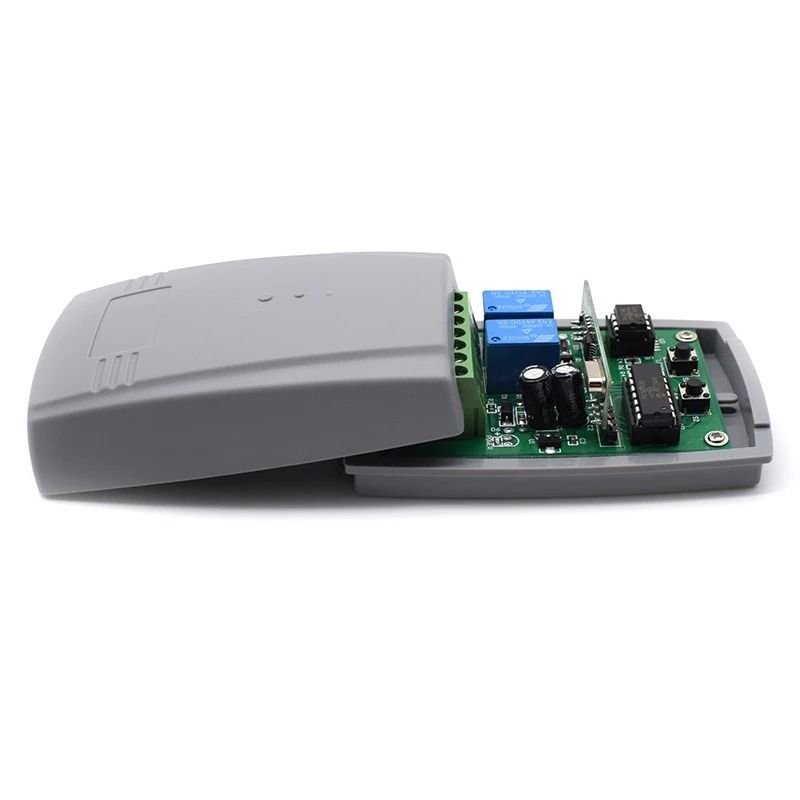 Universal Garage Door Remote Control Receiver 2 Channel 433MHz Fixed Rolling Code