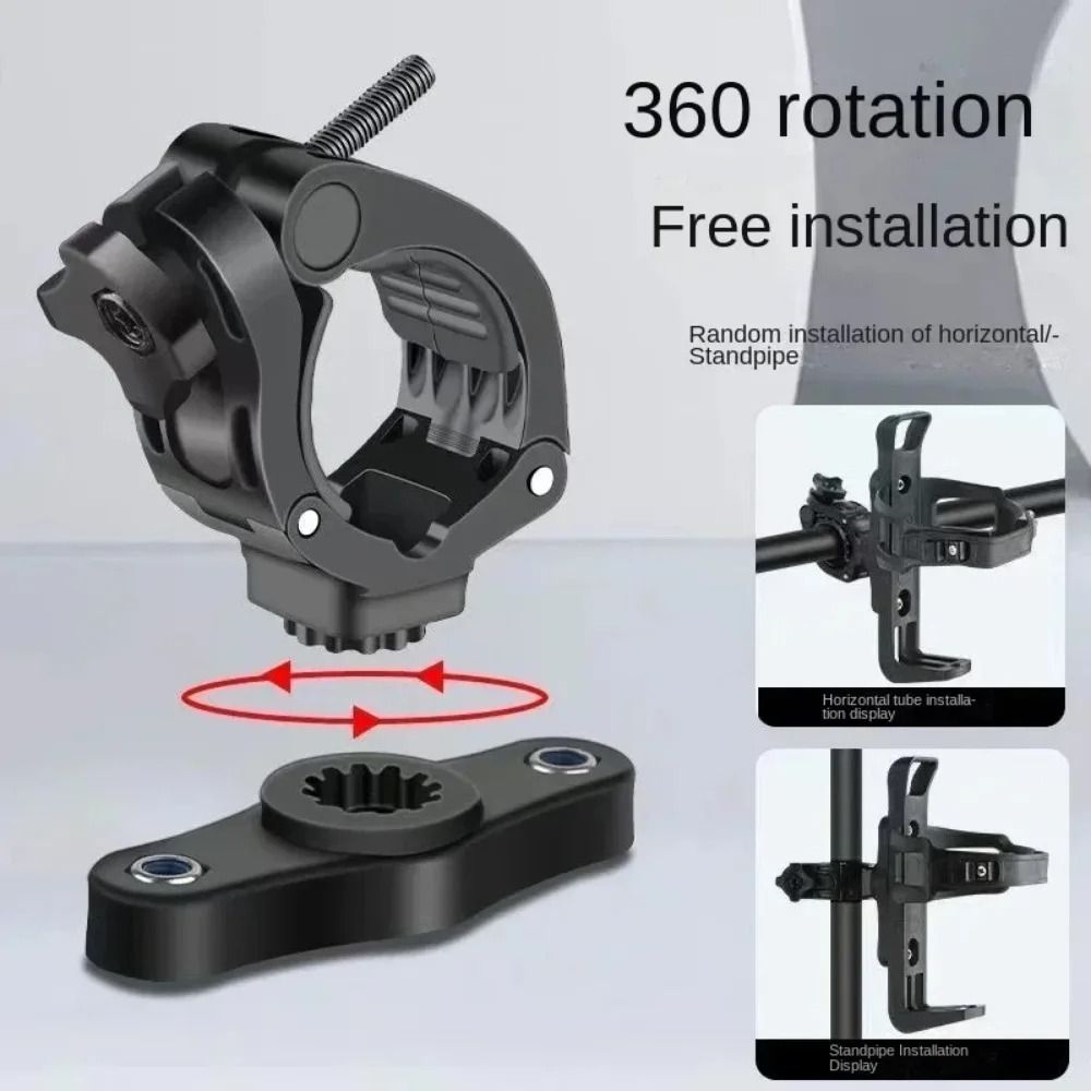Rotatable Multifunctional Bottle Cage – 360° Adjustable Cycling Beverage Holder