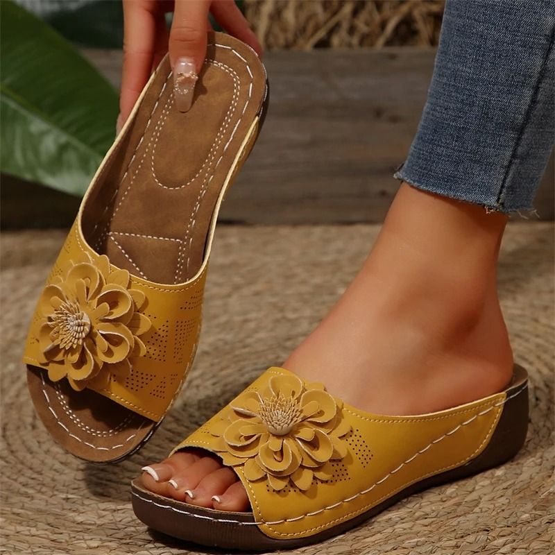 Womens Wedge Sandals Casual Walking Summer Shoes with Slip Resistant Sole