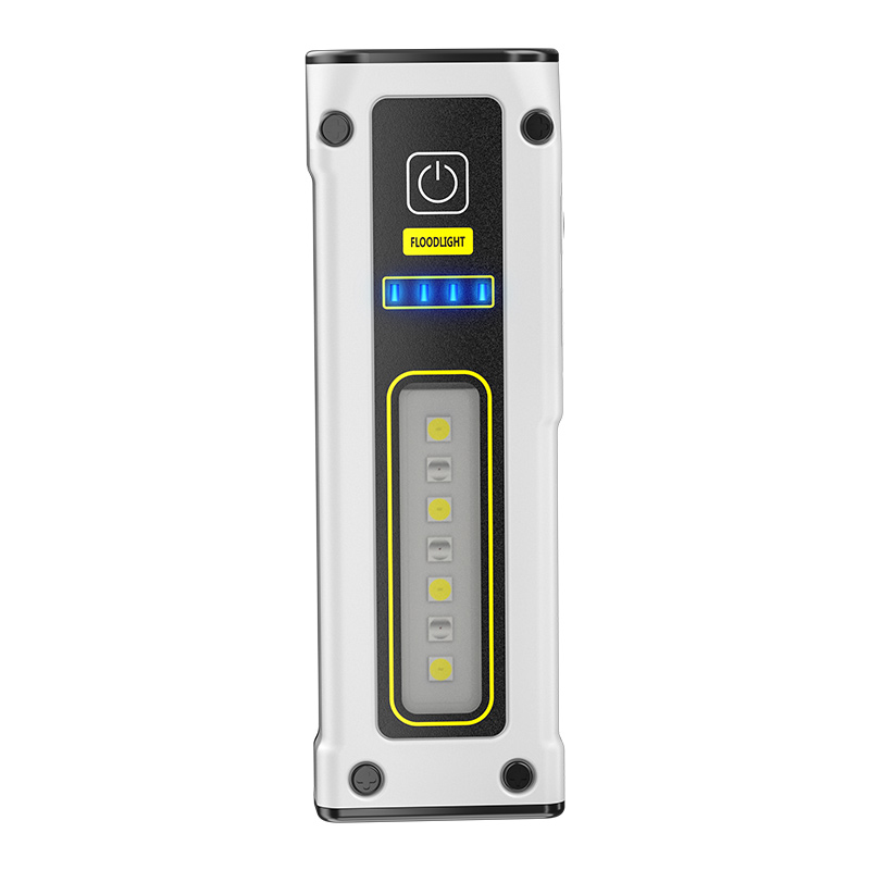 Mini Portable Rechargeable LED Flashlight Long Range, Magnetic, Outdoor Emergency Lamp for Fishing & Camping