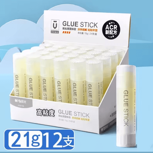 M&G Strong Glue Stick 21g – Non-Toxic Fast Dry Adhesive for School & Office
