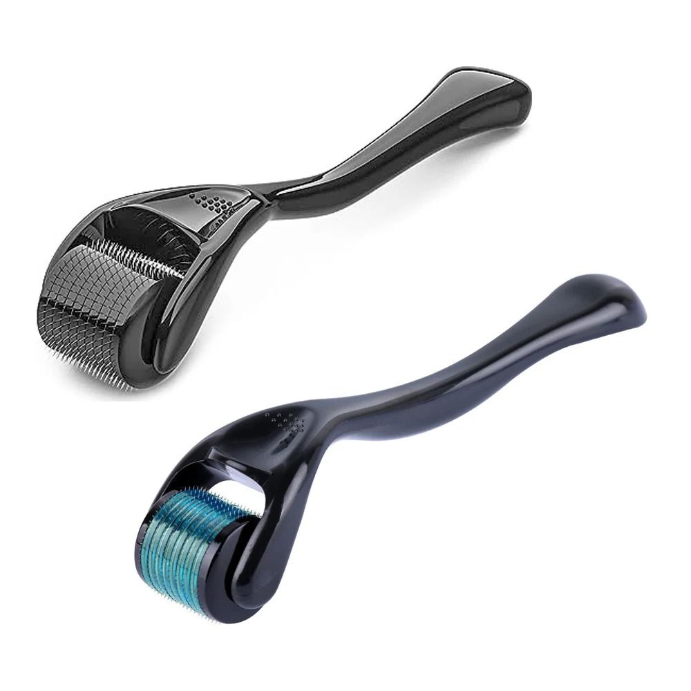 540 Titanium Microneedle Derma Roller for Hair, Beard and Skin Rejuvenation (0.2 / 0.25 / 0.3mm)
