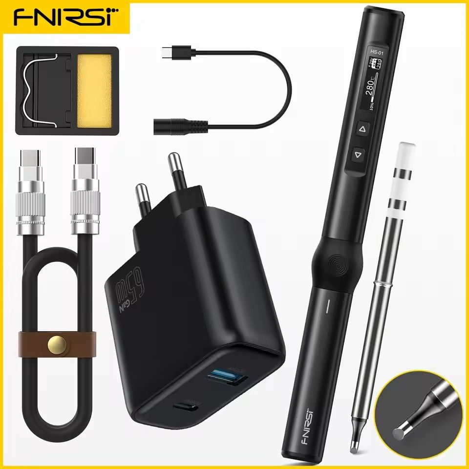 Smart Electric Soldering Iron Kit with Adjustable Temperature and Fast Heating
