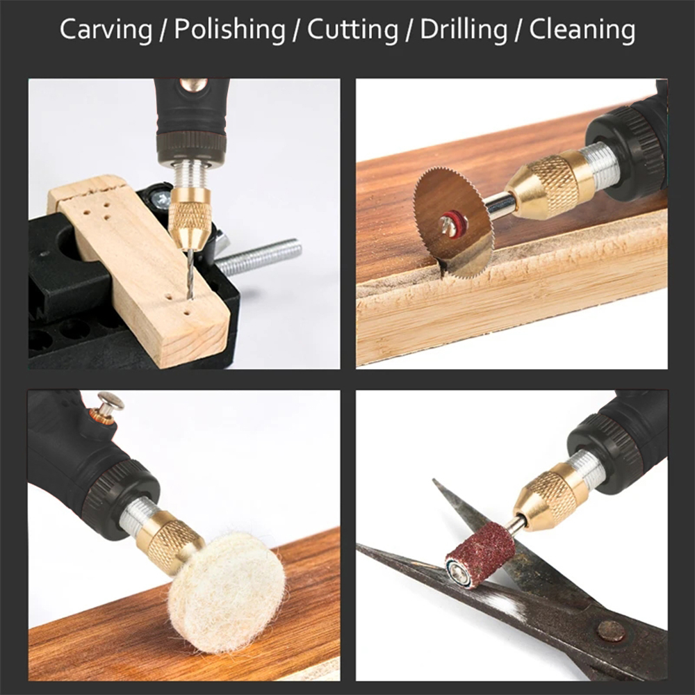 Ultimate Precision Mini Handheld Drill, USB Powered Dremel Tools for DIY Woodworking, Jewelry Making & Metal Engraving