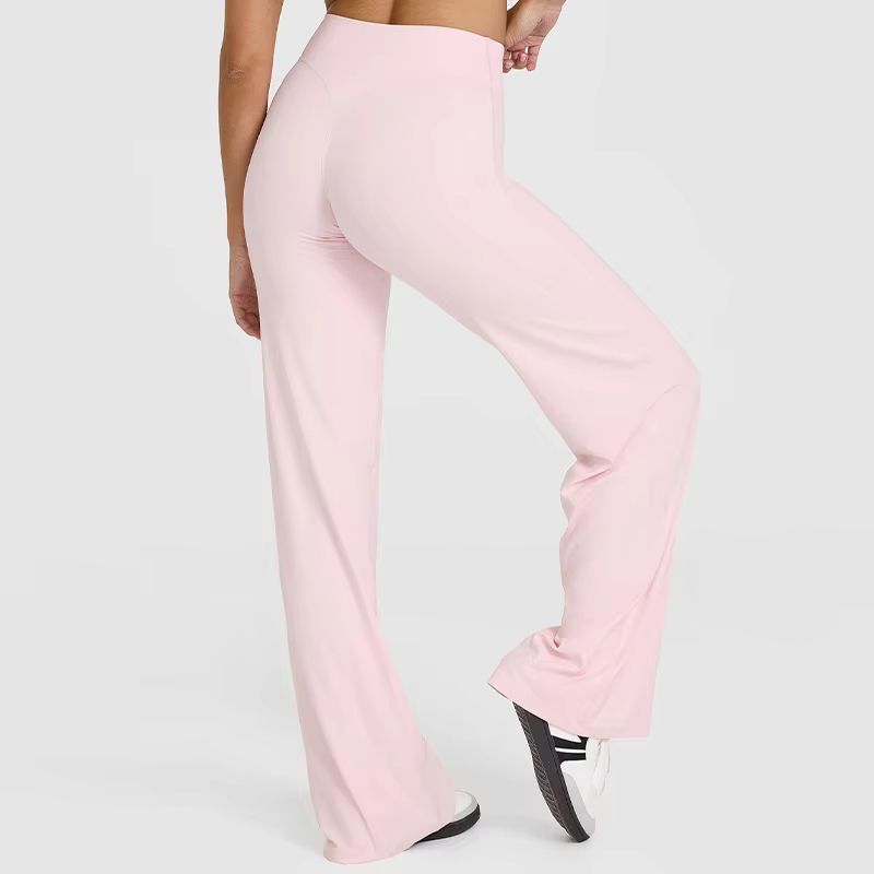 ButterSoft Women's Straight-Leg Yoga Pants – Mid-Waist Active & Lounge Trousers