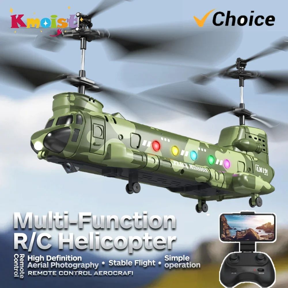 RC Helicopter with Camera and LED Lights