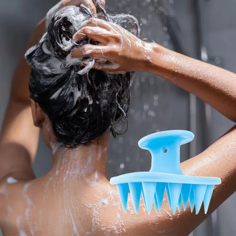 Mold-Free Silicone Hair Growth Scalp Massager, Exfoliating Shampoo Brush, Scalp Scrubber Tools