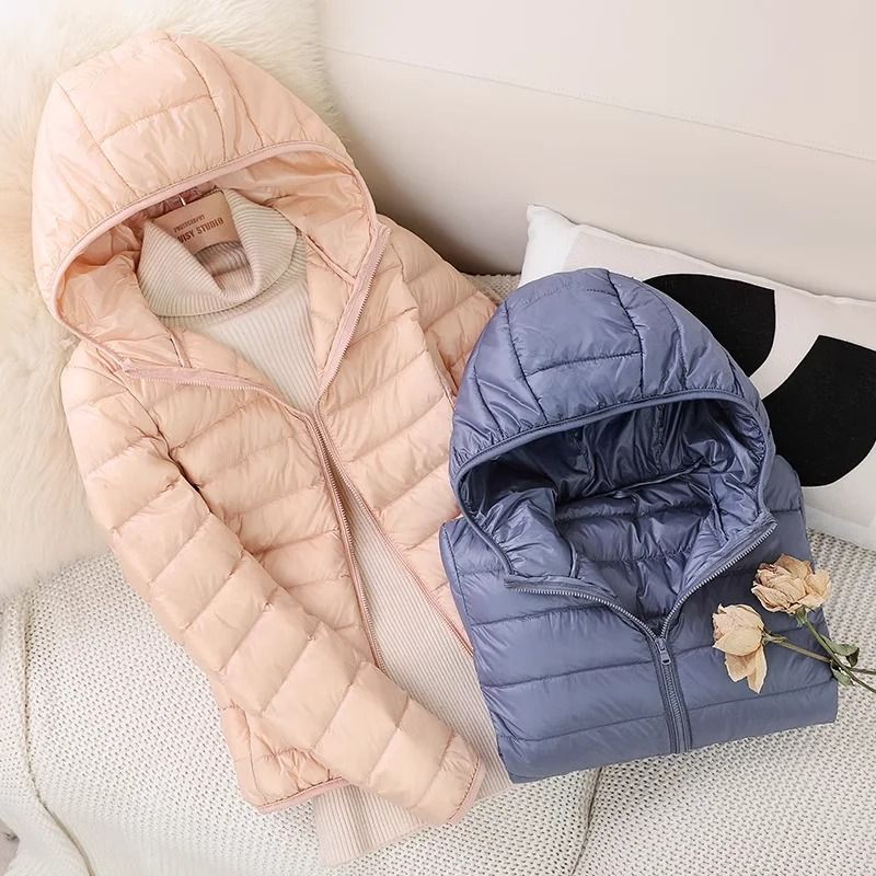 Womens Sweet Style Ultralight Packable Puffer