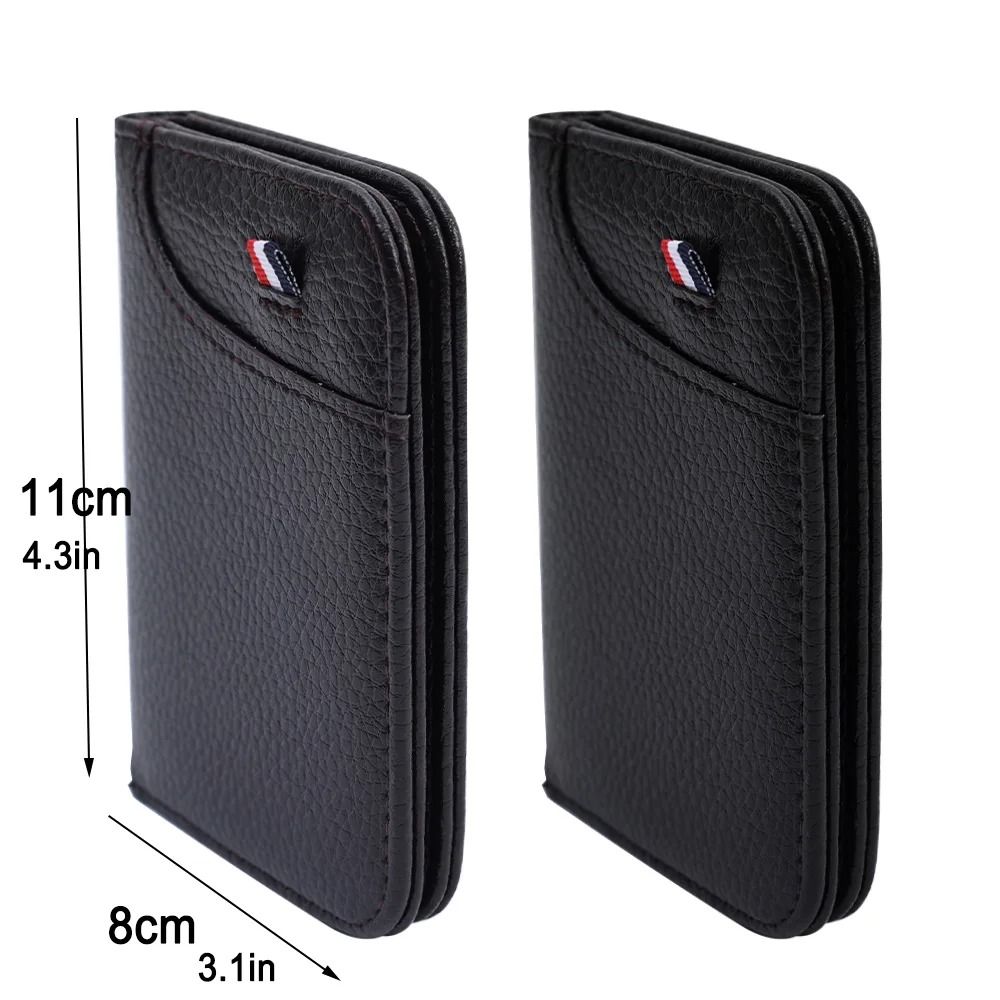 Super Slim Soft PU Leather Mini Card Wallet
