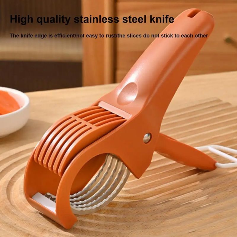 QuickChop Pro Manual Salad and Fruit Slicer