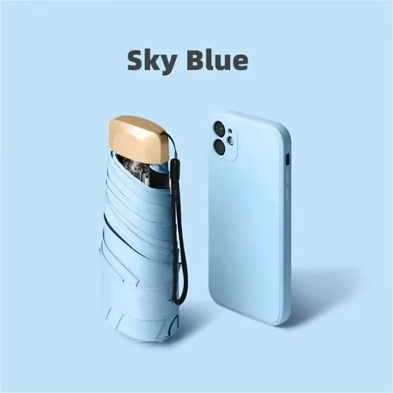 Off Mini Sun Umbrella Pocket Rain Umbrella