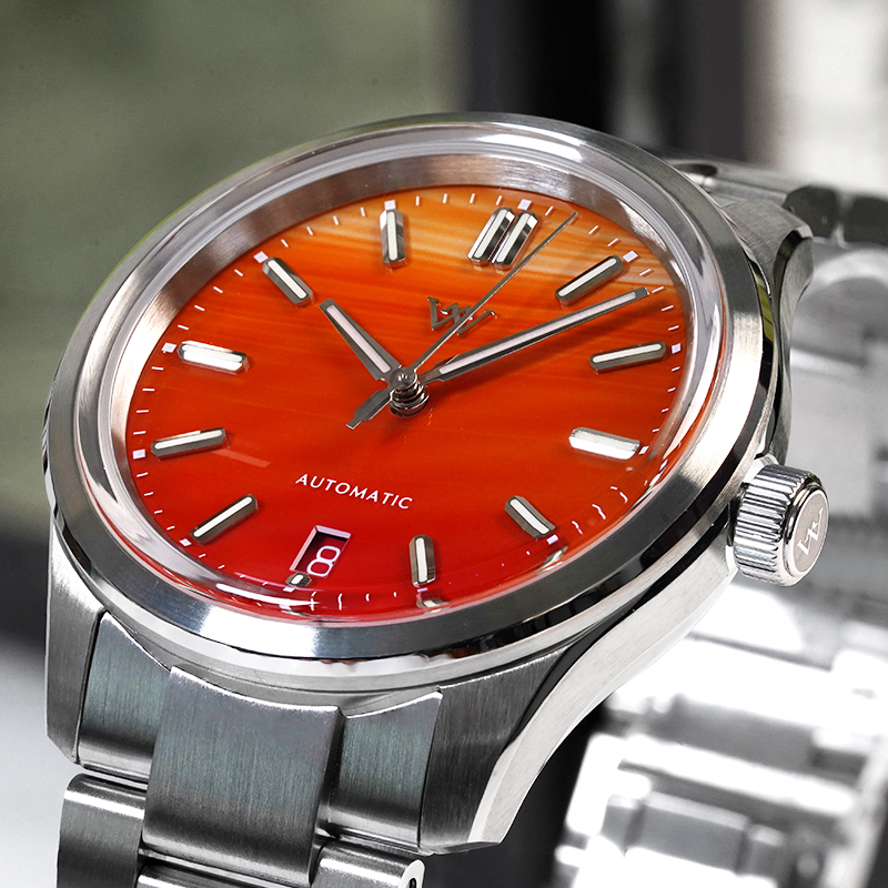 Gemstone Series Water Resistant Watch, Automatic Mechanical Watch, AR Coated Sapphire, Welly Merck Man Watches
