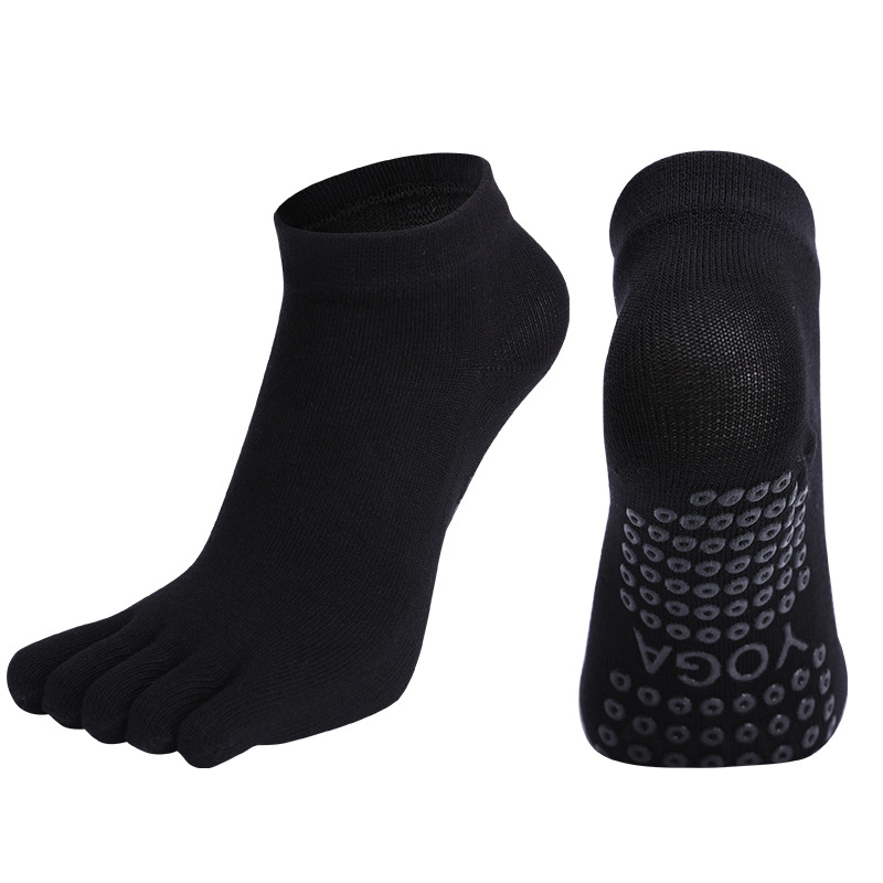 Breathable Yoga Socks, Non-slip Pilates Dance Gym Socks, Cotton Quick-Dry Fitness Socks for Women