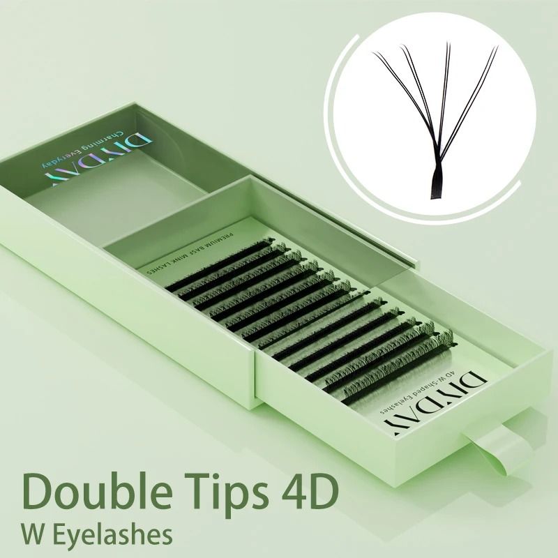 DIYDAY W Shape Eyelash Extensions Premade Fan Volume Lashes