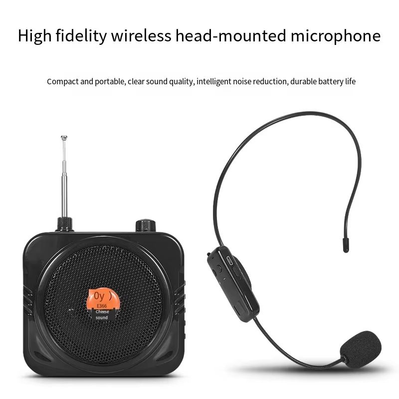 25W Bluetooth Amplifier Speaker with Wired & Wireless Microphone – Classroom, Tour Guide, and Event Voice Amplifier