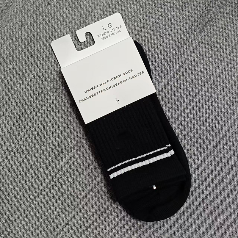 Retro Yoga Socks, Cotton Sports Socks Unisex, Long Socks for Autumn Winter, Breathable Gym Stockings