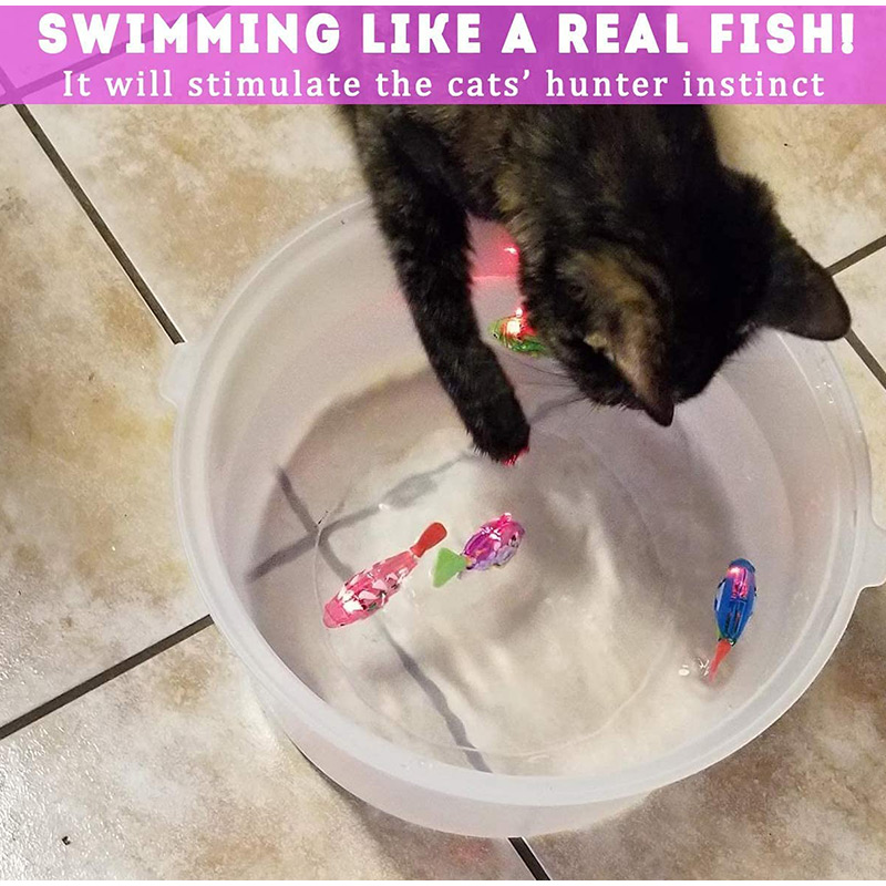 Interactive Electric Fish Toy: Engaging Water Play for Cats & Dogs - LED Light Pet Toy