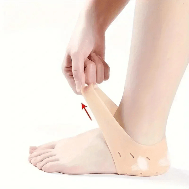 SiliconeGel Heel Protector Socks – Moisturizing Foot Care & Anti-Crack Socks