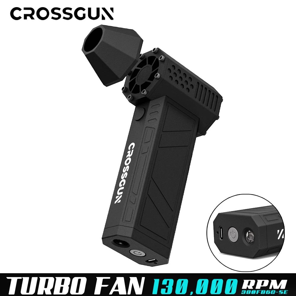 Portable Turbo Jet Fan with LED Light