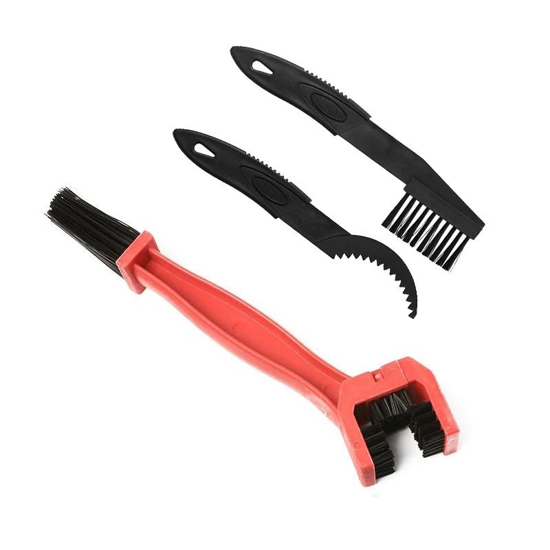 Bicycle Chain and Flywheel Cleaning Brush Tool with Nylon Bristles