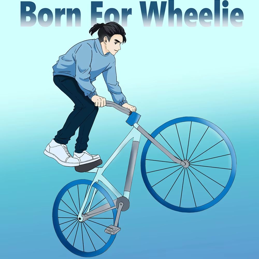 Funsea Bicycle Saddle Wheelie – Flannelette-Covered 8 mm Rail Bike Seat with Embroidered Logo