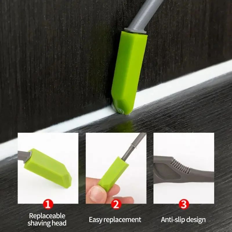 9-in-1 Silicone Caulking Tool Kit – Multi-Angle Sealant Scraper & Grout Finisher Set