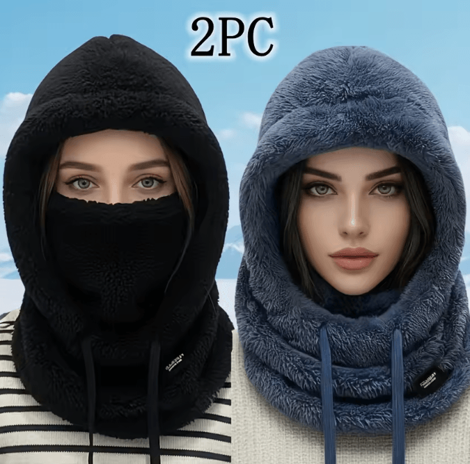 Thermal Fleece Balaclava Ski Mask Windproof Adjustable Winter Face & Neck Cover