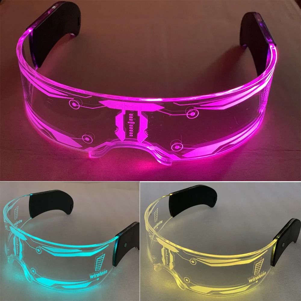 LED Light Up Glasses Luminous Party Sunglasses Costume