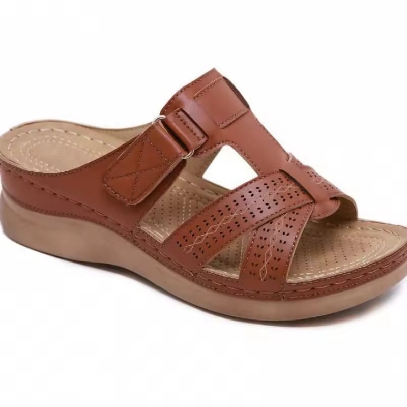 Summer Wedge Sandals for Women – Orthopedic Open Toe Anti-Slip Platform Shoes
