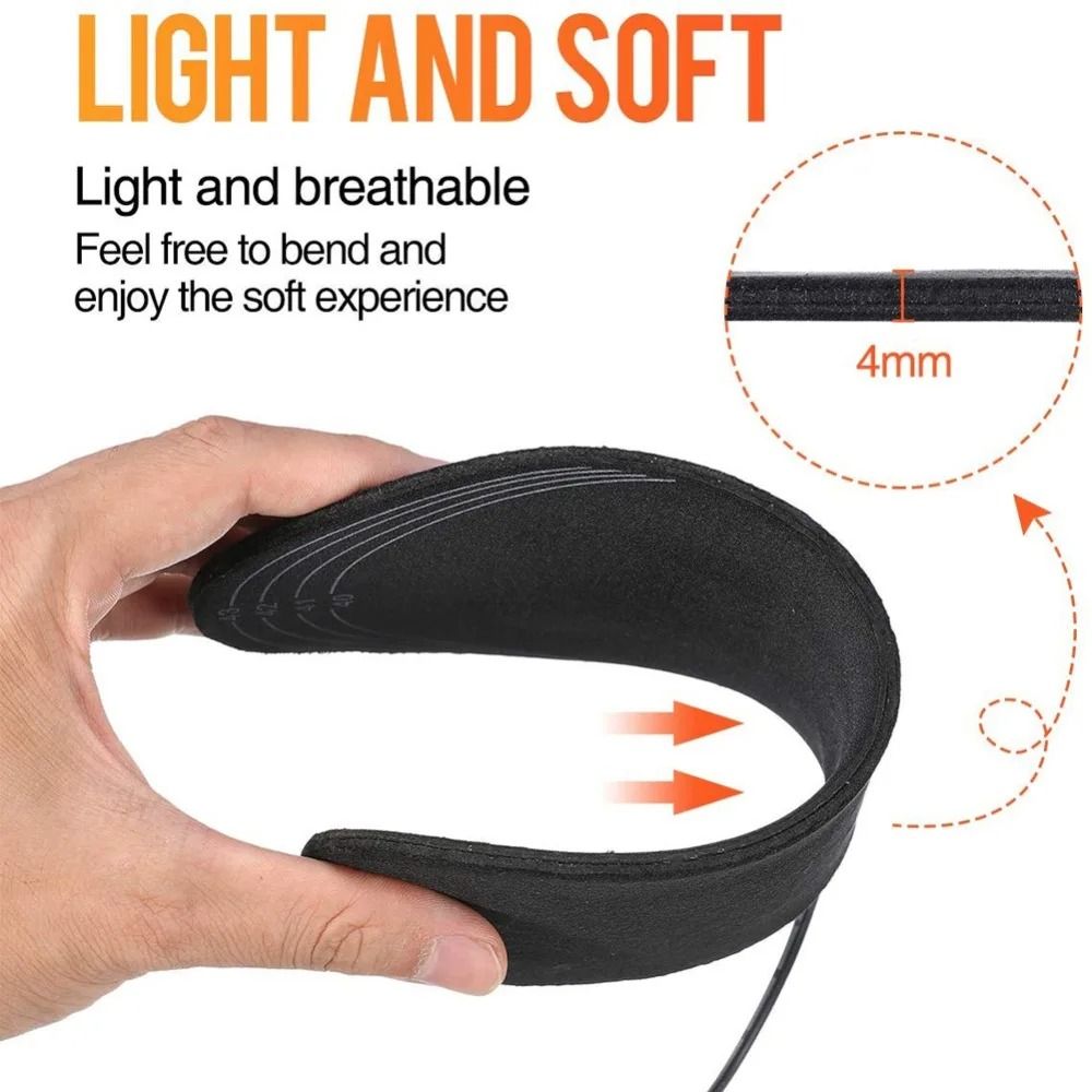 USB Heated Shoe Insoles - Washable Thermal Foot Warmers