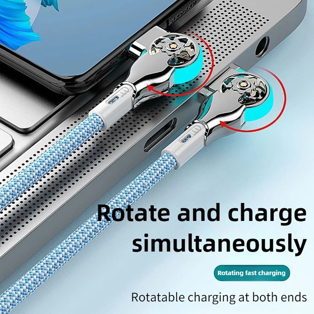 180 Rotating Titanium-Grade Kinetic USB-C Power Architecture